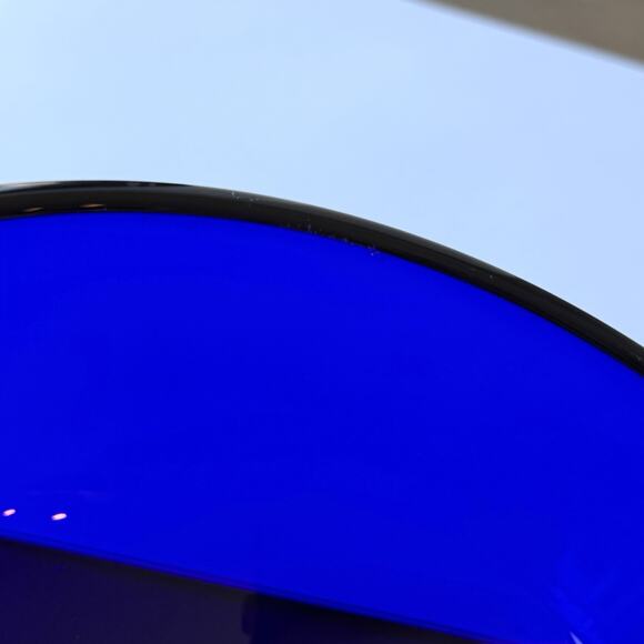 Elsa Peretti For Tiffany & Co. Cobalt Blue Murano Glass Thumbprint Bowl Italy - Picture 14 of 16